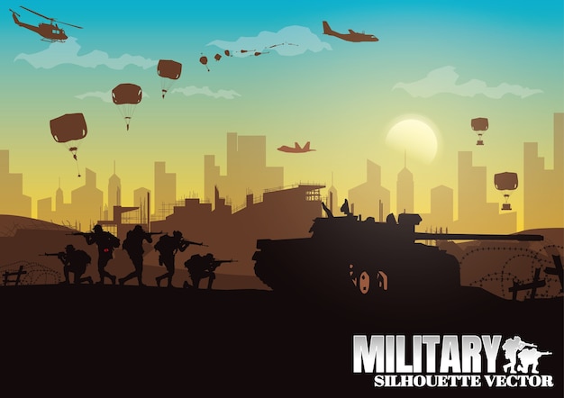 Ilustração militar.