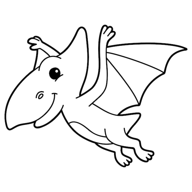 Desenho Para Colorir dinossauro - pteranodonte - Imagens Grátis Para  Imprimir - img 27737