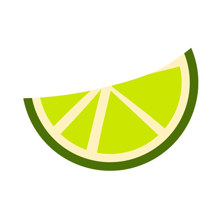 Vetor ilustração plana de frutas de limão vetorial elemento de design de frutas cítricas