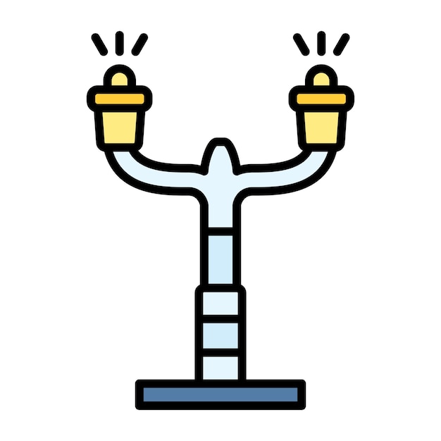 Ilustração plana de iluminação inteligente