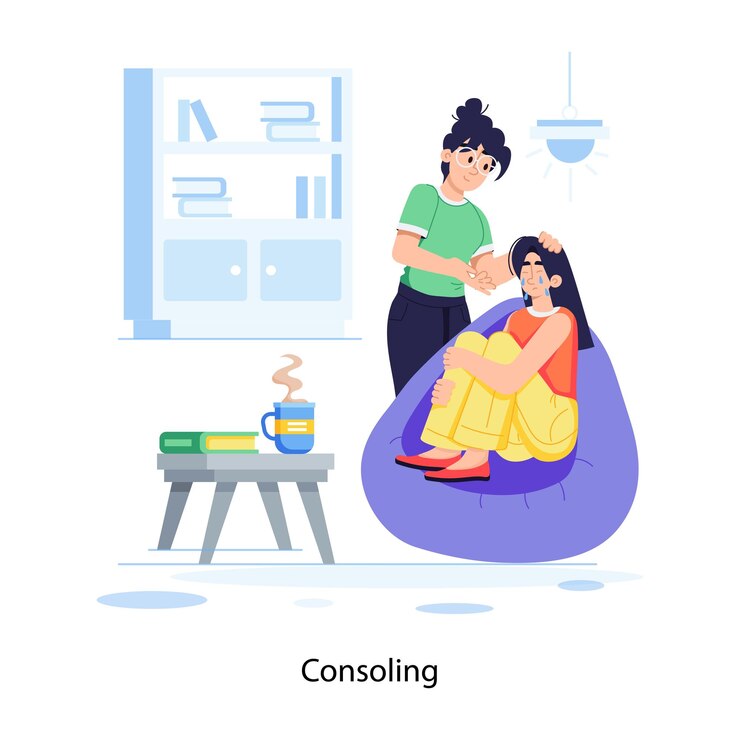 Vetor ilustração plana de moda que retrata o consolo