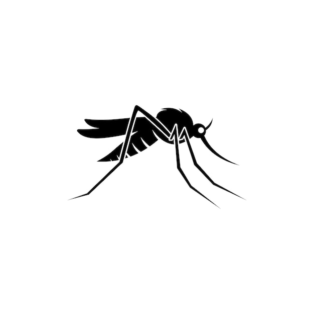 Ilustração simples do símbolo do mosquito