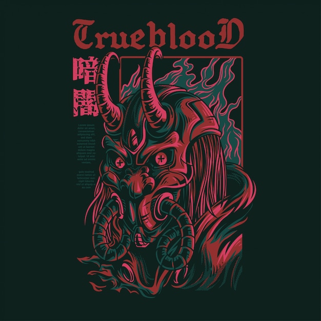 Ilustração true blood