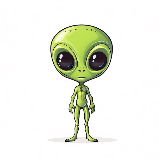 Alien Em Um Traje Espacial, Estilo De Desenho Animado, Espaço De Fundo,  Vetor Isolado Royalty Free SVG, Cliparts, Vetores, e Ilustrações Stock.  Image 100998325