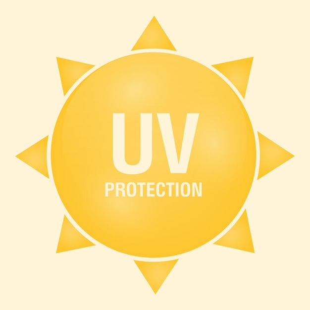 Ilustração vetorial brilhante futurista de proteção solar em fundo claro escudo de bolha da luz ultravioleta tela de proteção solar da radiação uv