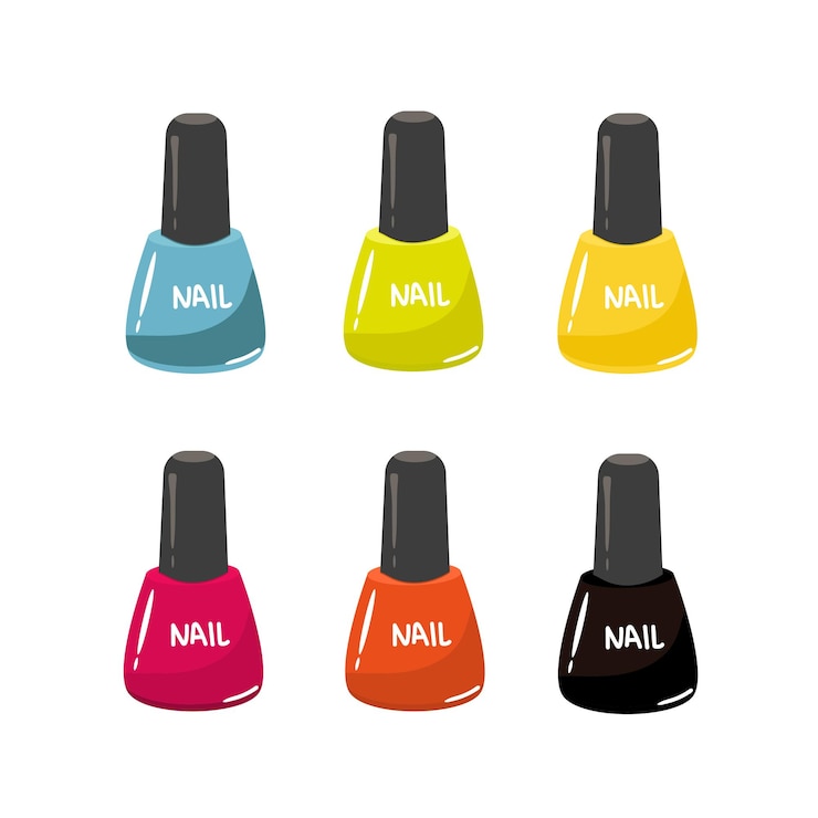 Vetor ilustração vetorial com esmalte