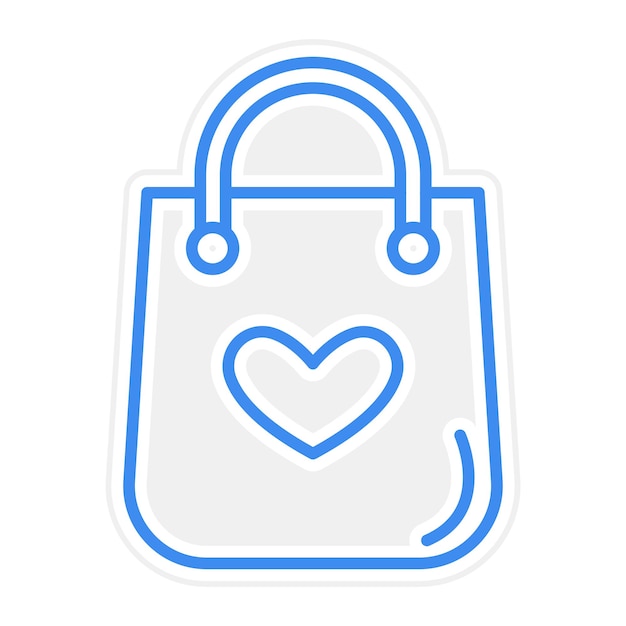 Ilustração vetorial da bolsa de compras
