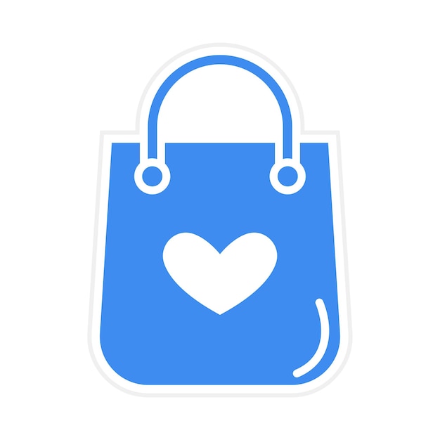 Ilustração vetorial da bolsa de compras