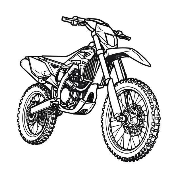 Resultado de imagem para vetor moto trilha  Bike art, Bike drawing, Enduro  motorcycle