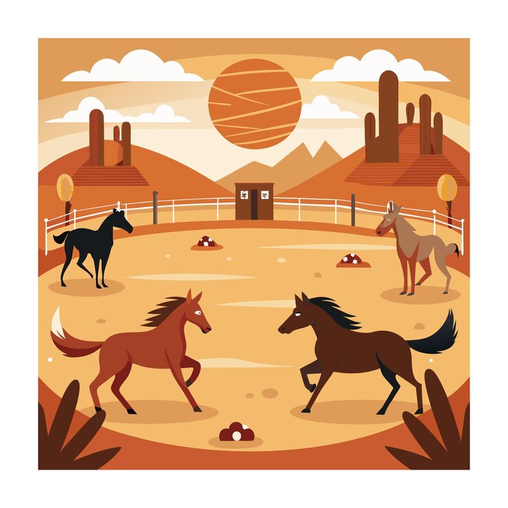 Vetor ilustração vetorial de animais bonitos brincando conceito de ícone de natureza animal