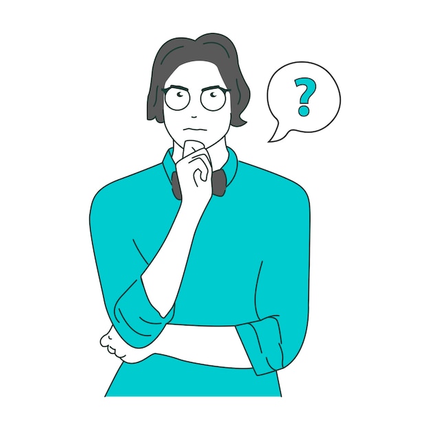 ilustração vetorial de avatar isolada em um fundo branco