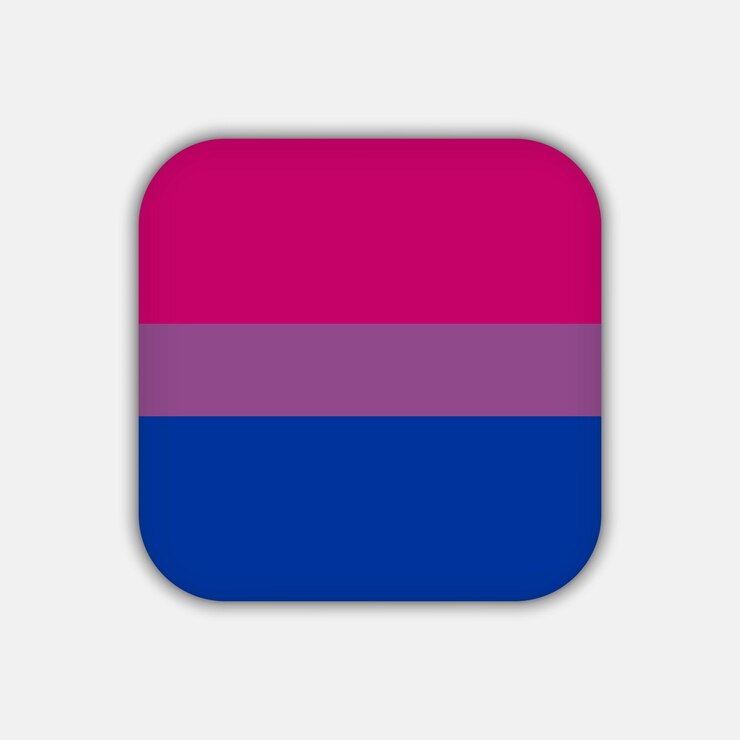 Vetor ilustração vetorial de bandeira do orgulho bissexual