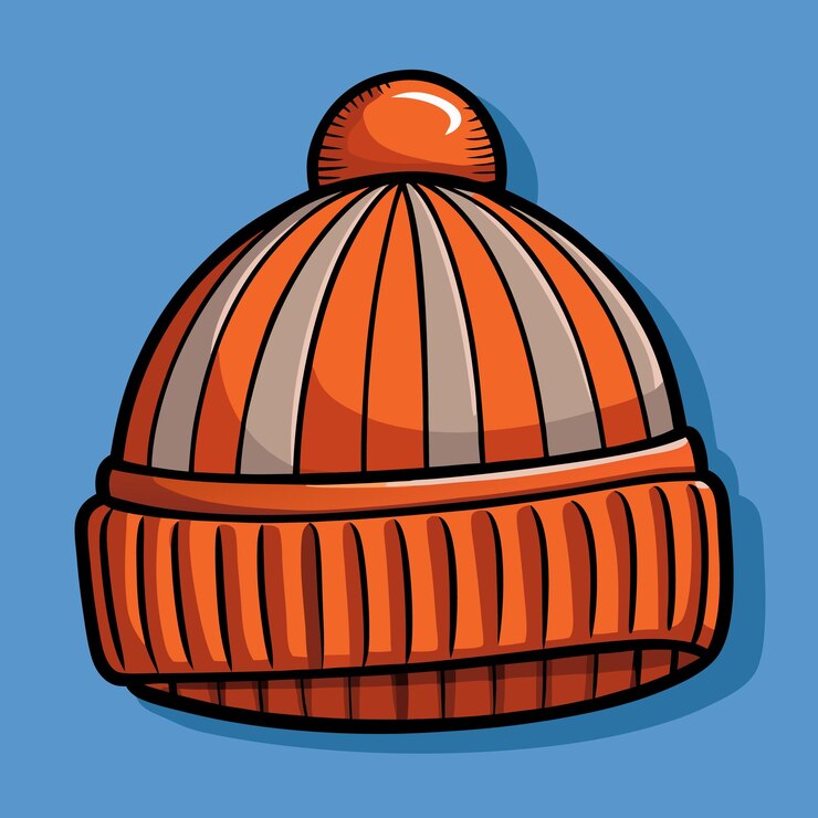 Vetor ilustração vetorial de beanie