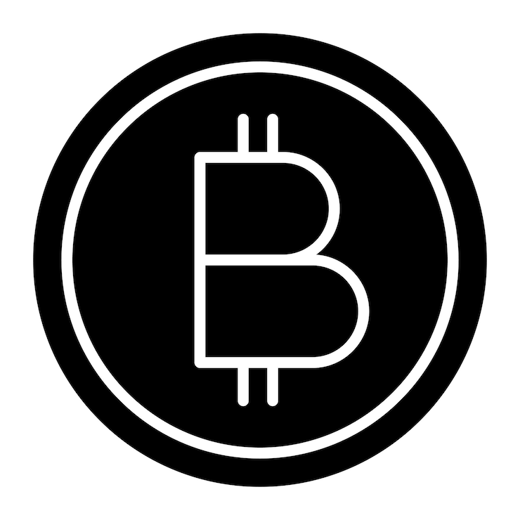 Vetor ilustração vetorial de bitcoin