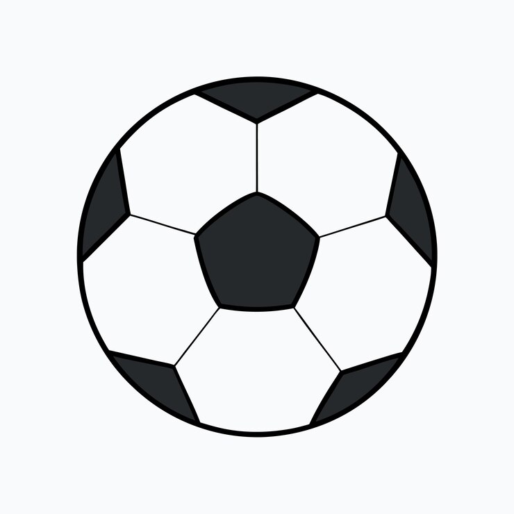 Vetor ilustração vetorial de bola de futebol
