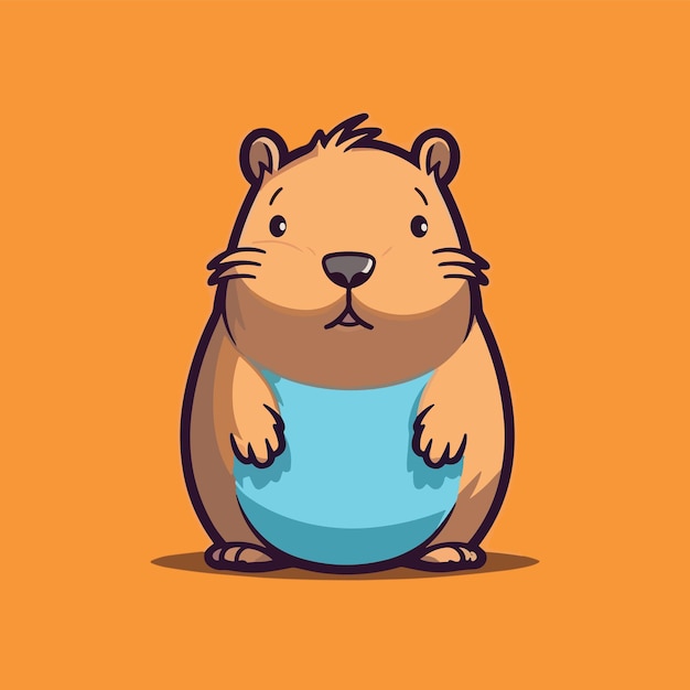 fofa ilustração do capivara com desapontado mão gesto meme. capivara  ilustração mascote. 28272459 Vetor no Vecteezy