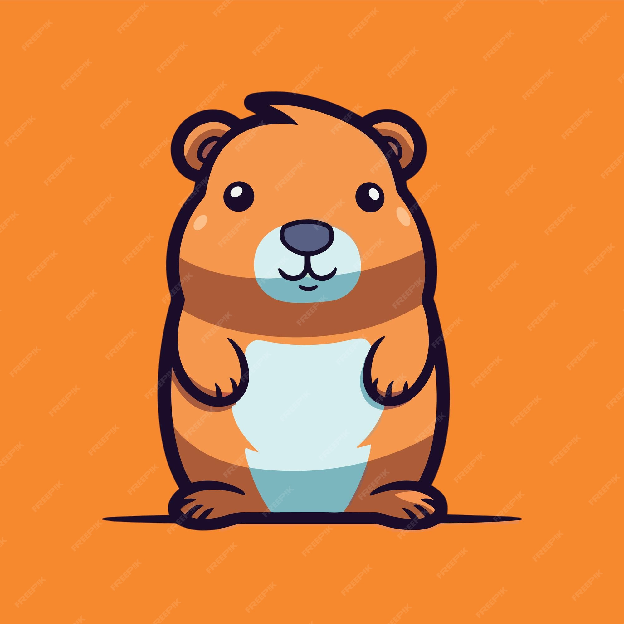 Capivara Em Óculos De Sol. Mão Animal Desenhada No Estilo Cartoon Doodle.  Roedor Fofo Marrom. Ilustração Adequada Para Adesivo, Pôster. Royalty Free  SVG, Cliparts, Vetores, e Ilustrações Stock. Image 205490048