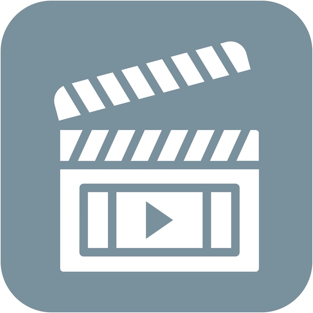 Ilustração vetorial de clapperboard