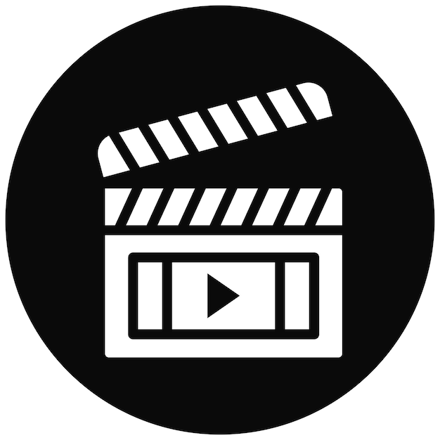 Ilustração vetorial de clapperboard