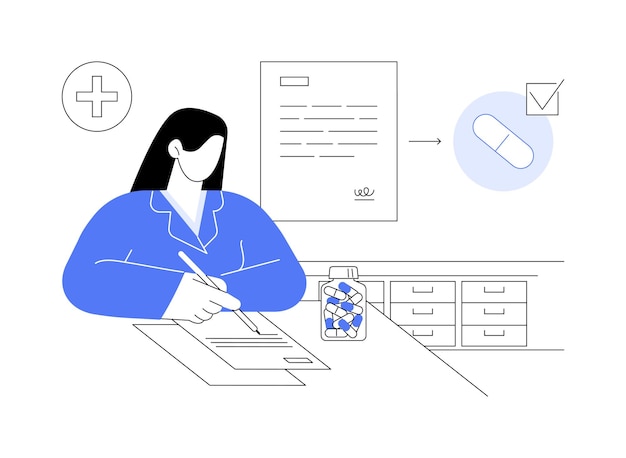 Ilustração vetorial de conceito abstrato de preenchimento de receita