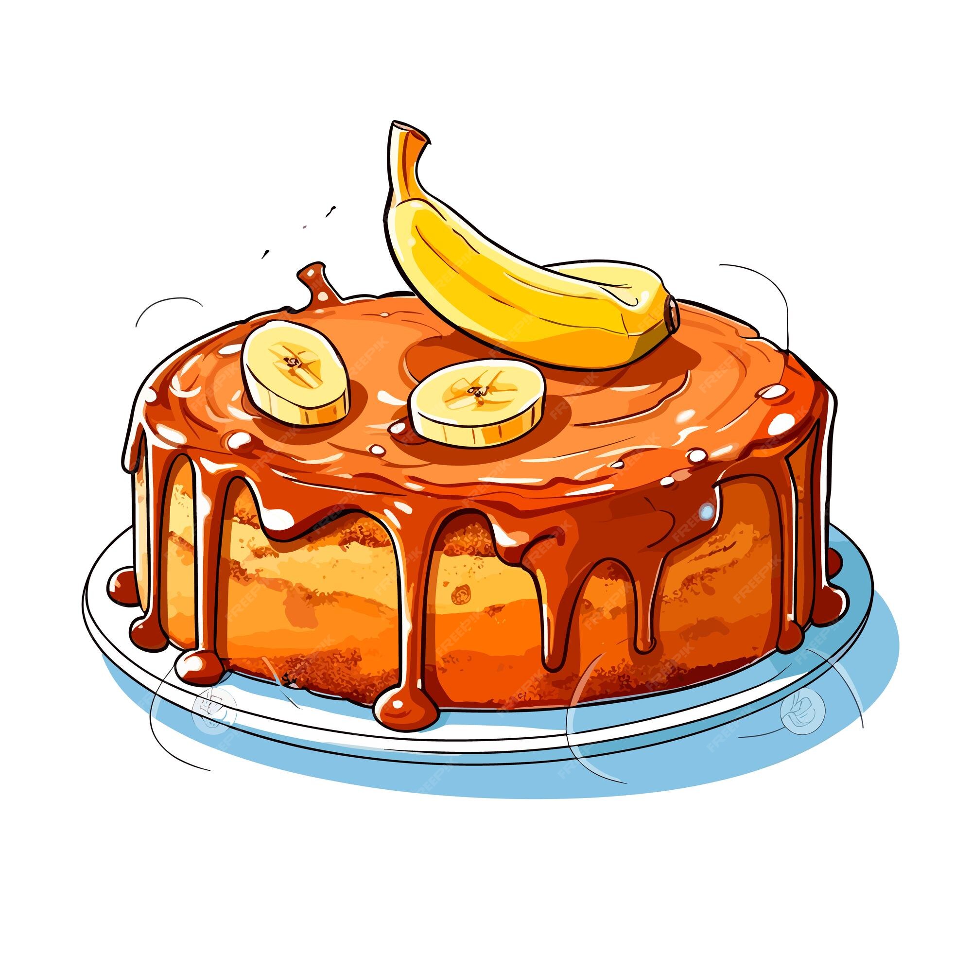 Desenho de BANANA TORTA pintado e colorido por Usuário não registrado o dia  16 de Maio do 2016