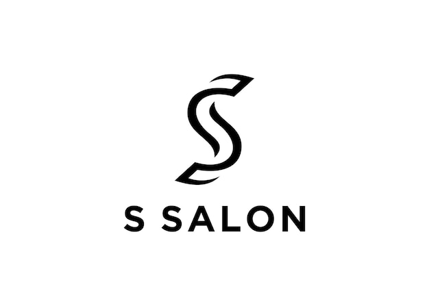 Ilustração vetorial de design de logotipo de salão de beleza