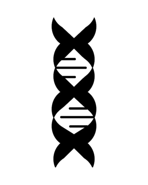 Vetor ilustração vetorial de dna