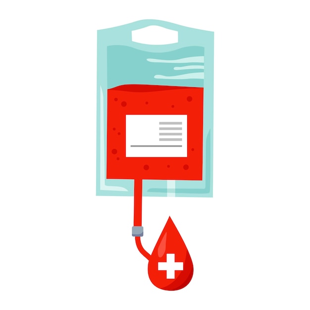 Ilustração vetorial de doação de sangue com contador de gotas vermelho design gráfico de modelo de campanha lifesaver