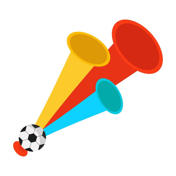 Vetor ilustração vetorial de elementos de jogos de futebol ou futebol scoreboard uniforme apito cartões de penalidade stopwatch de bola de futebal isolado em fundo branco conceito esportivo