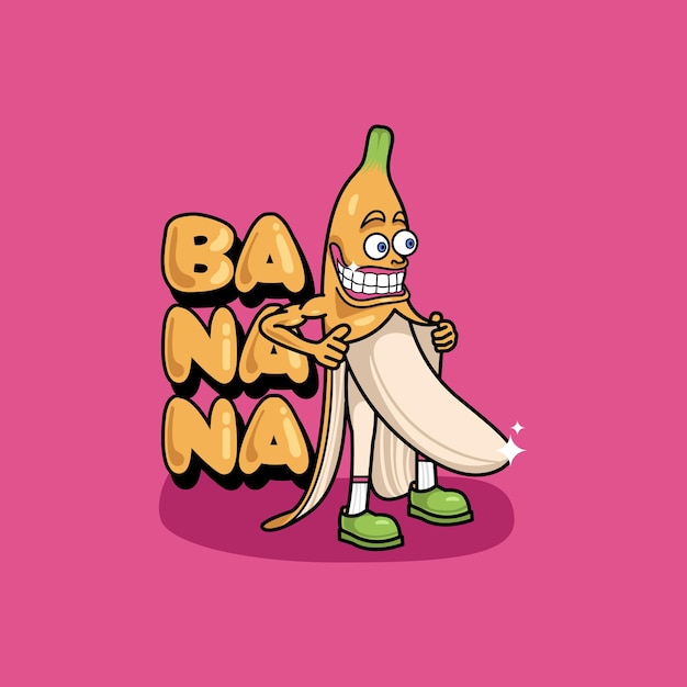 Vetor ilustração vetorial de emoticons de banana