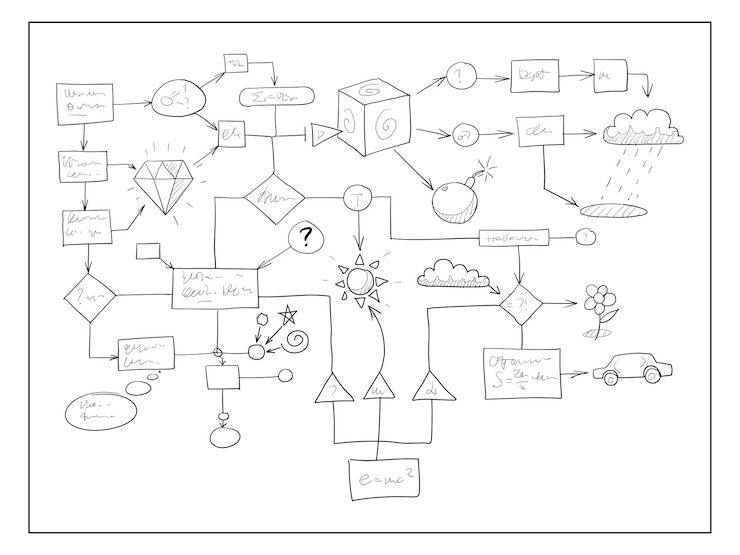 Vetor ilustração vetorial de esquema