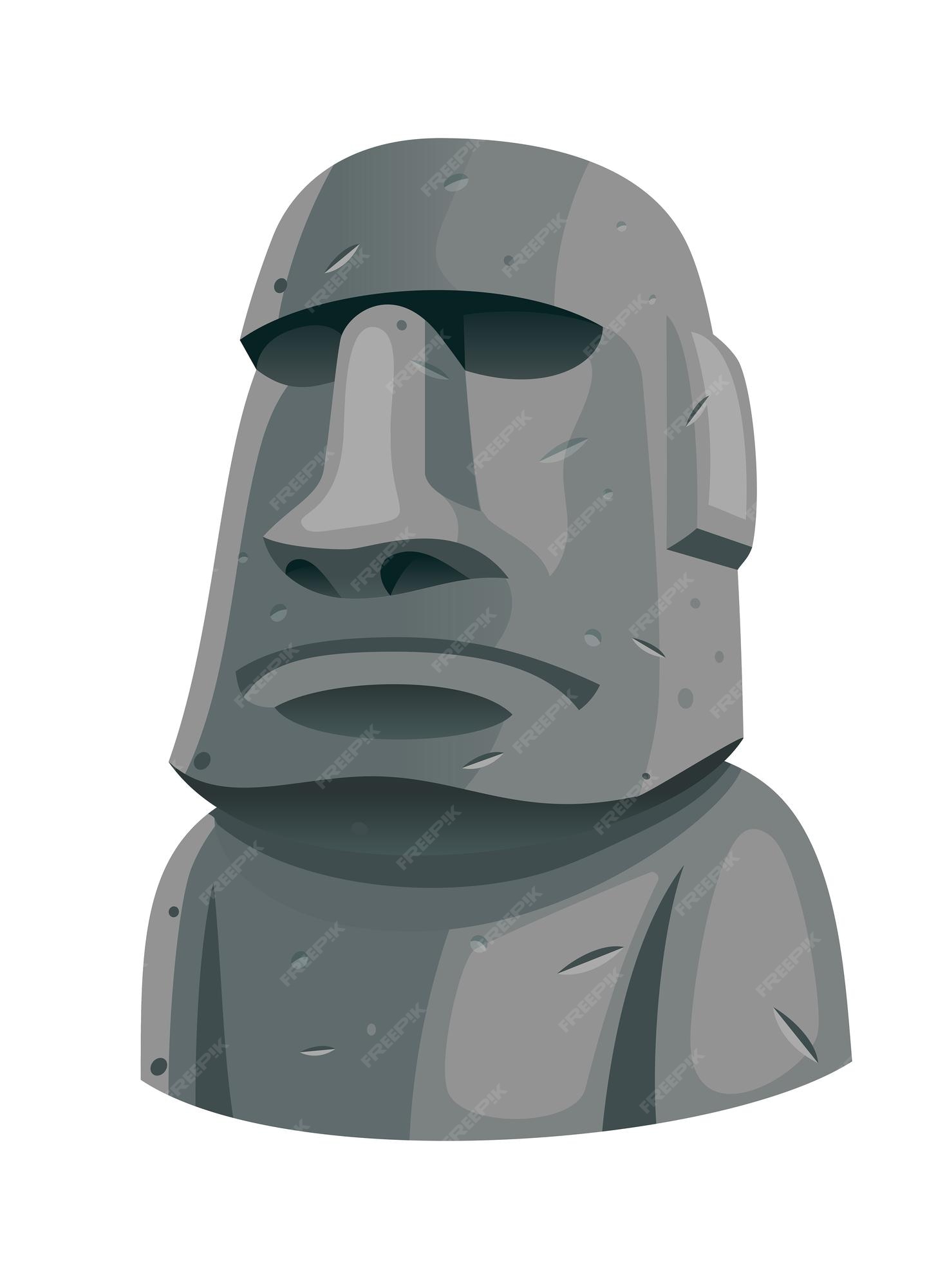 🗿 Estatua Moái Emoji