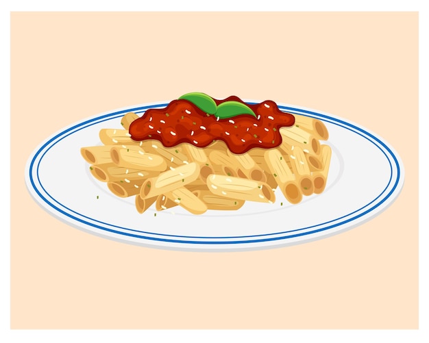 Ilustração vetorial de fast food e restaurante