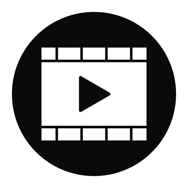 Ilustração vetorial de filmes