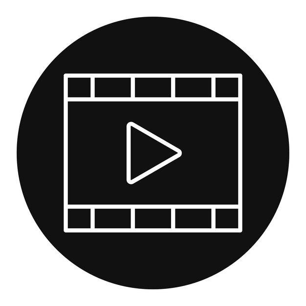 Ilustração vetorial de filmes