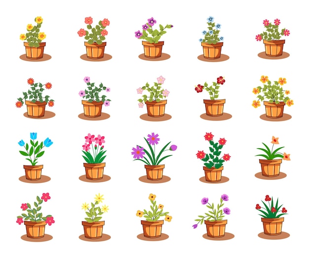 Vetor ilustração vetorial de flores em fundo branco