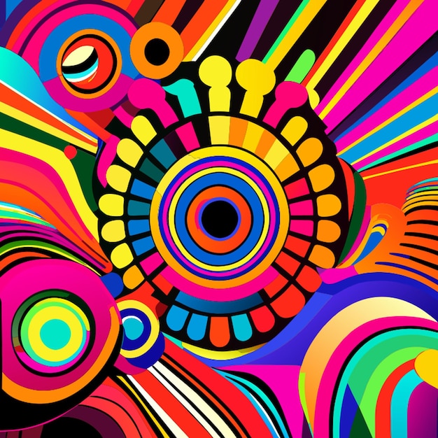 Vetor ilustração vetorial de fundo colorida abstrata