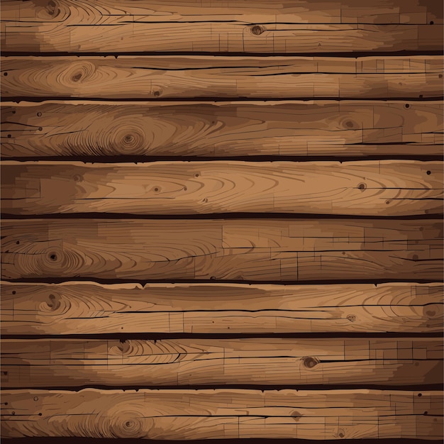 Ilustração vetorial de fundo de textura de prancha de madeira antiga