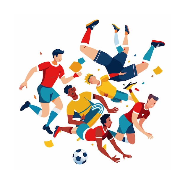Ilustração vetorial de futebol americano