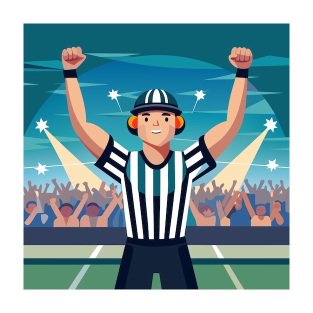 ilustração vetorial de futebol americano