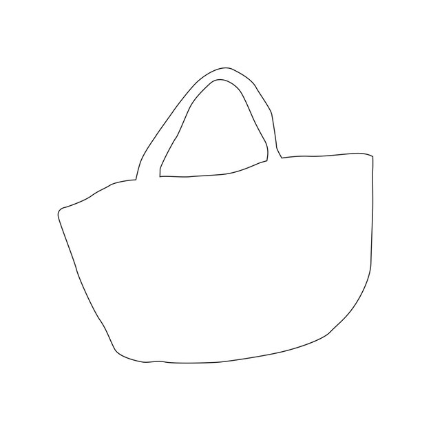 Vetor ilustração vetorial de ícone de bolsa de bagagem design plano