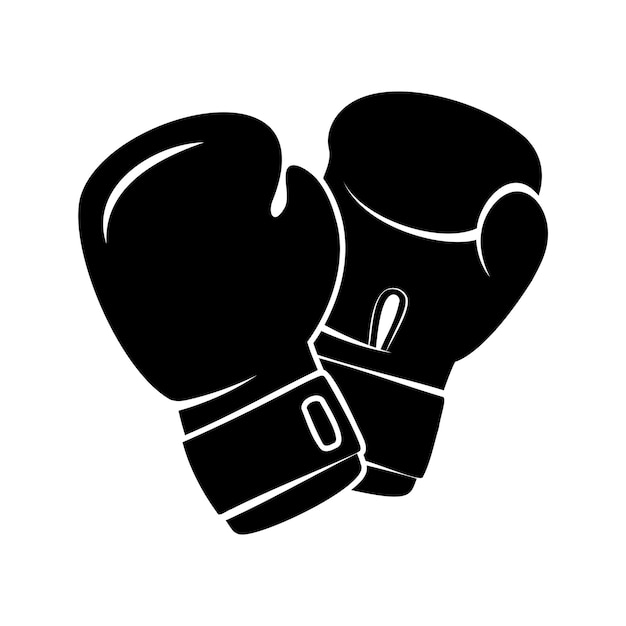 Ilustração vetorial de ícone de luvas de boxe