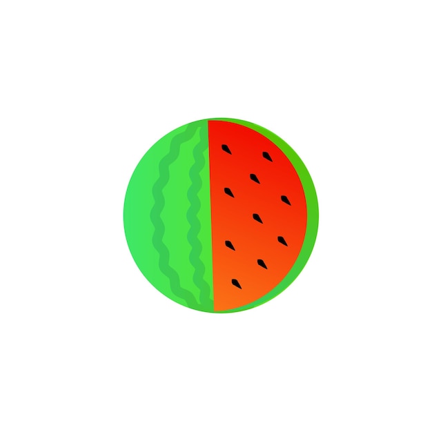 ilustração vetorial de ícone de melancia eps