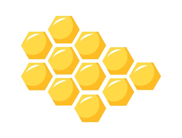 Ilustração vetorial de ícone de produto de favos de mel
