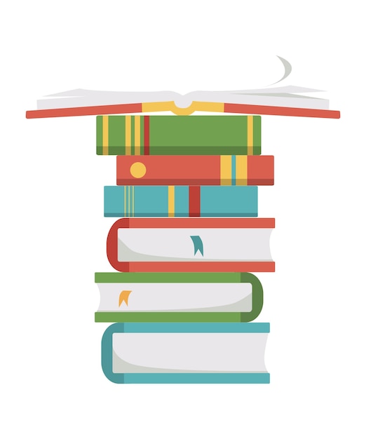 ilustração vetorial de livro