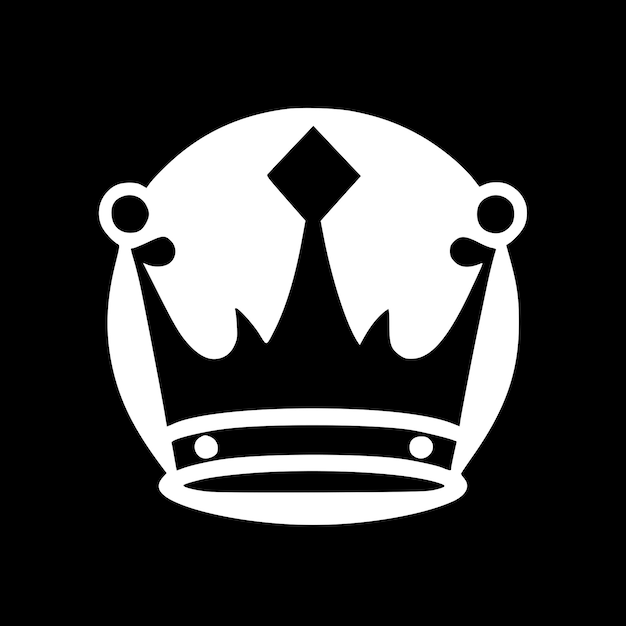 Ilustração vetorial de logotipo de alta qualidade da coroa ideal para gráficos de camisetas