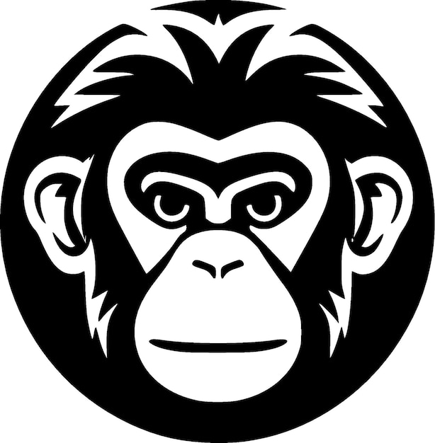 macaco vetor logotipo simples realista natureza primata África gorila sagui  chimpanzé arte desenhando ilustração selvagem animal 28335824 Vetor no  Vecteezy