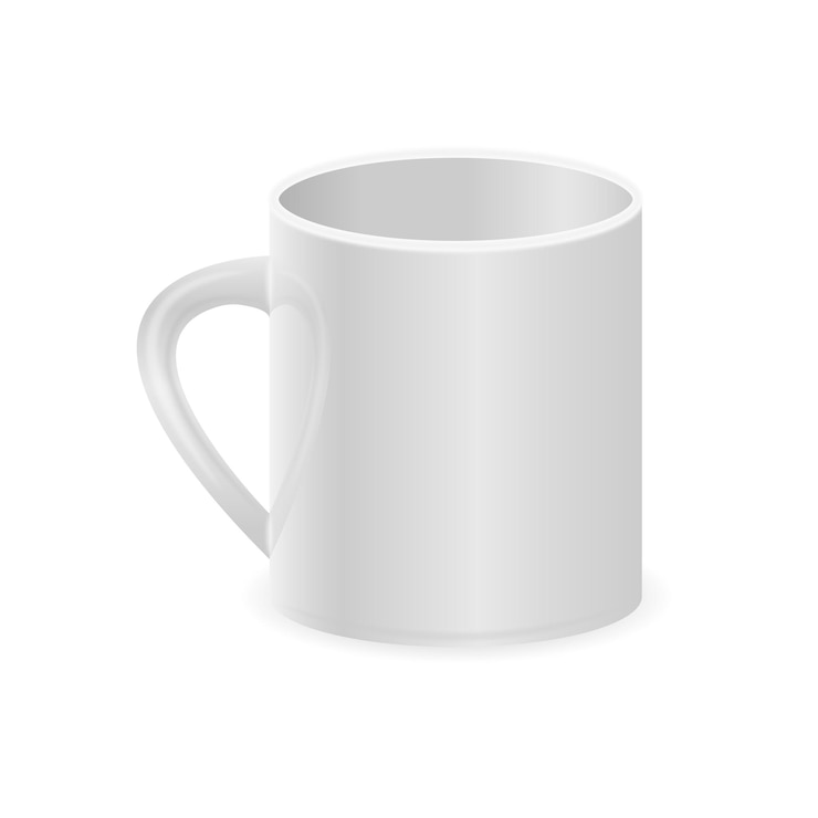 Vetor ilustração vetorial de maquete de taça minimalista