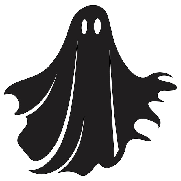 Ilustração vetorial de monstros fantasmagóricos assustadores de halloween