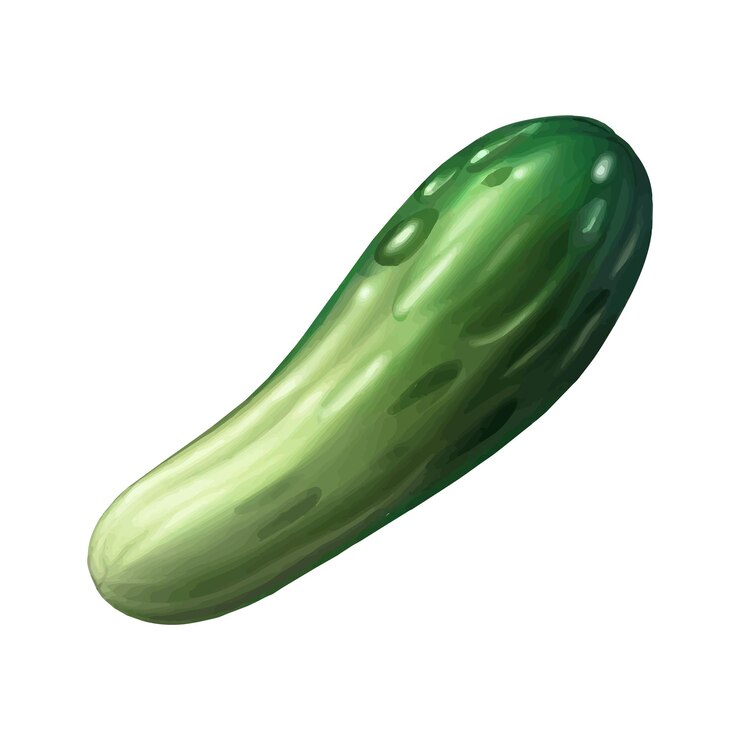 Vetor ilustração vetorial de pepino